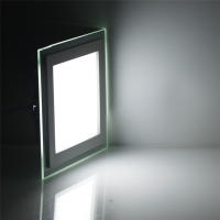 Panel De Luz LED De Vidrio Cuadrado De Alta Brillo Para Iluminación De Techo Receptor En Sala De Estar Museo Centro Comercial 110V 220V - details 12