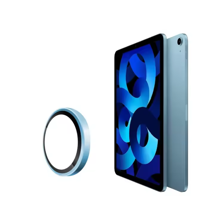  Protector De Lente De Vidrio Y Anillo De Cámara De Metal Para iPad 11th A16 pro 11 13 10 10.9" Air 7 6 4 5 11/13" M3 M2 Mini 7 6 - 1