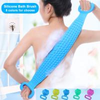 NOSUBO Cuchillo de Baño de silicona para el Cuerpo, exfoliante para la espalda, Toalla de baño, exfoliante Corporal de silicona para Ducha, cinturón de Lavado para helbres y Mujeres (Green, 2 piezas) - details 0