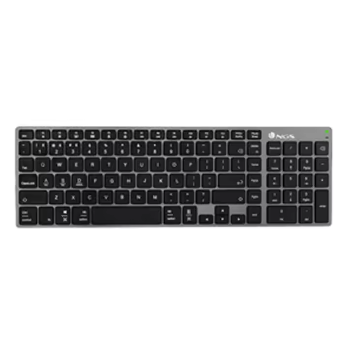 Ngs fortune-bt teclado multidispositivo inalambrico usb bluetooth - silencioso - teclas x-type - bateria recargable - 1