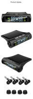 Sistema De Alarma De Presión De Neumáticos E-ACE Solar Con Monitor De Temperatura Y Presión Para Coche Seguridad Automática - details 21