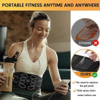 Cinturón De Tonificación Abdominal EMS Estimulación Muscular Eléctrica Portátil Masajeador De Fitness Moldeador De Cintura Para Adelgazamiento Y Modelado - details 0