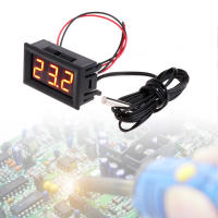 Termómetro Digital LED 0.56 Pulgadas Con Sensor Medidor De Temperatura DC 5-12V Panel De Prueba Con Probing Instrumento De Medición - details 1