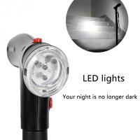 Bastón Plegable Telescópico Con LED Y Alarma Para Ancianos Bastón De Caminar Trusty Sticks Para Padres Y Madres Material De Aluminio Con Punta De Goma - details 3