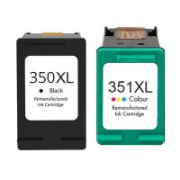 Cartuchos de Tinta Hp Compatibles 350XL y 351XL | Alta Capacidad y Calidad Premium | Genéricos para Impresoras HP DeskJet, OfficeJet y PhotoSmart | Imprime Documentos y Fotos con Resultados Profesionales | Individual o Pack Ahorro - details 0