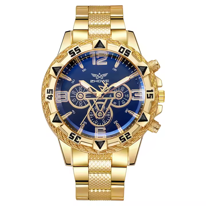 Reloj De Cuarzo Para Hombre Casual Moda Con Correa De Acero Sin Estuche Marca Yolako Material De La Correa Y Caso De Aleación - 1