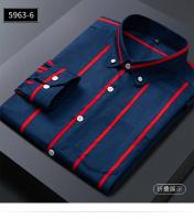 Camisa a Cuadros Clásica Para Hombre Manga Larga Casual Botones Para Trabajo Y Negocios Camisas Rayadas Tallas Grandes 4XL 5XL - details 24
