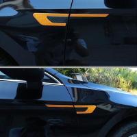 2PCS Etiquetas Reflectorivas Para Coche Advertencia Lateral Protección De Puertas Antigolpes Y Antisecado Bandas Reflectantes - details 3