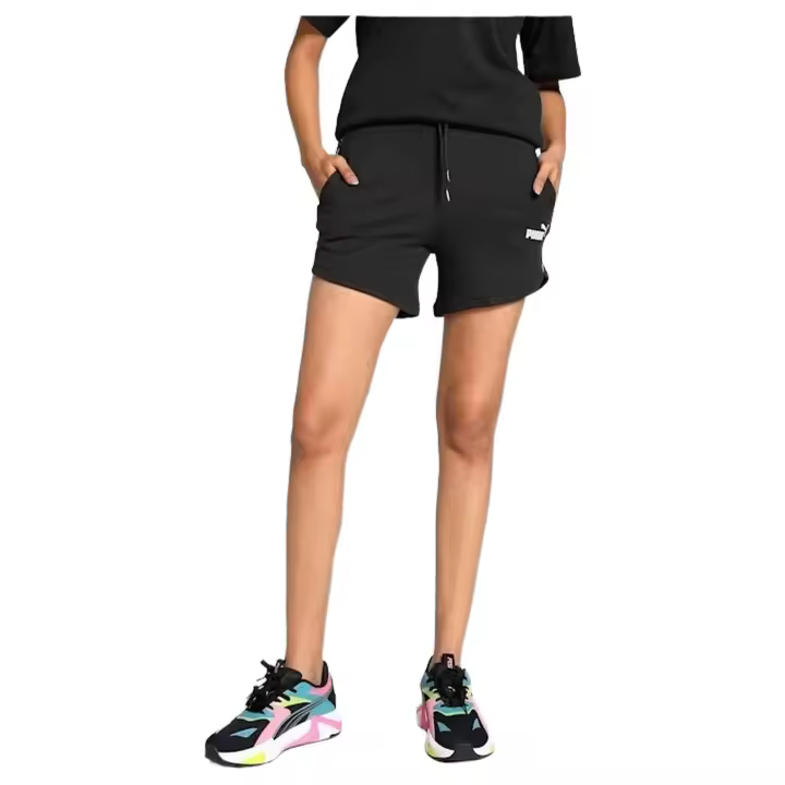 Pantalon Corto Puma Essentials 5'' Tape para mujer en color negro - 1