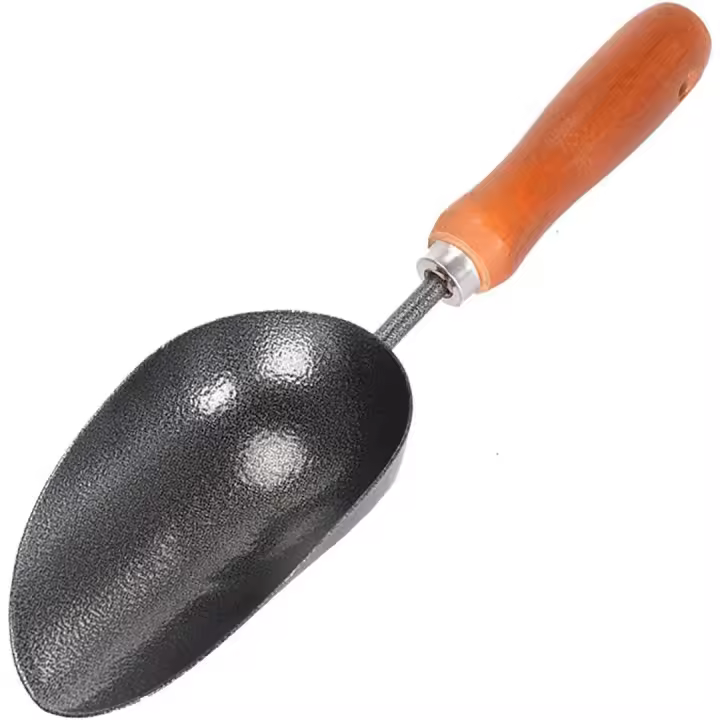 Pala de jardín, pala para tierra, cucharas, pala de jardinería manual, paleta de mano para tierra, movimiento de compost y siembra. - 1