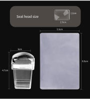 Kit De Manicura LULAA Con Herramientas Para Arte De Uñas En Gelatina Transparente Y Silicona Suave Estampador Y Scrapera Placa De Imagen Rectangular Para DIY De Pintura De Uñas - details 7