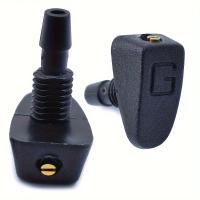 Kit De Boquilla De Rociador Para Parabrisas De Coche Universal 2 Piezas Cubierta De Boquilla Ajustable Para Limpia-parabrisas Instalación Frontal - details 0