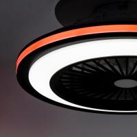 DUPI Ventilador de Techo LED RGB SLIM  – Motor DC Silencioso, 6 Velocidades, Luz Regulable, Mando y Aspas Reversibles Ø55cm - details 1