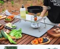 Mesa Plegable De Acero Inoxidable Para Camping Y Barbecue Accesorios De Fogón Multifuncional Portátil DUTRIEUX Originales En China - details 10