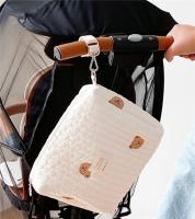 Bolso De Diaper Para Bebé Recién Nacido Estilo Coreano Mochila De Hombro Para Mamá Bolsa Grande De Mano Con Almacenamiento Y Organizador Para Silla De Paseo Bordado Y Cuadrado - details 6