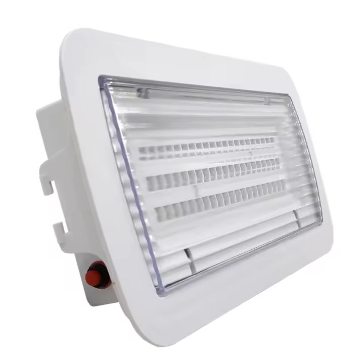 LED ATOMANT Luz de Emergencia LED Estanca 8W, IP65, 450 Lúmenes, 2h Autonomía, Montaje Empotrable o Superficie, Impermeable, Resistente al Agua, Para Exteriores, Garajes, Pasillos, Salidas, Terrazas, Emergencias, Alta Visibilidad, Bajo Consumo - 1