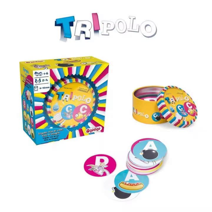 Tripolo: Juego de Lógica para niños a partir de 6 años. (2 a 4 jugadores) - 1