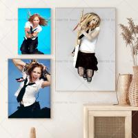 Póster Self-adhesivo De Cantante Pop Rock Avril Lavigne Moda Para Decoración De Pared De Café Barra Habitación Material Papel Impermeable Estilo Moderno - details 2