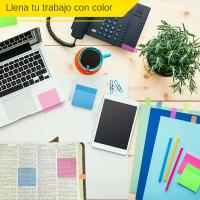 Pads De Notas Adhesivas Transparentes Para Mascotas Multicolor Impermeables 50 Hojas Autoadhesivas Para Escuela Oficina Familia - details 4