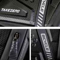 Bolsa De Sillín Para Bicicleta Impermeable Pequeña Almacenamiento Negro Kit De Accesorios Trasero Reflectante MTB Carretera - details 20