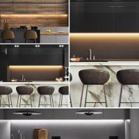 Tira De Luz LED COB Flexible 2Pin 3Pin 12V 24V 1m 2m 3m 4m 5m CCT Calor Blanco Natural Blanco Dimmable Lámpara Bandeja 3000K 4000K 6500K Para El Dormitorio - details 11