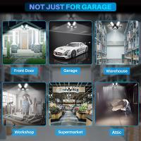 Lámpara De Techo LED Deformable 150W Para Garage 15000LM 6500K Base E27/E26 Iluminación Para Basements Almacén Y Workshop - details 10