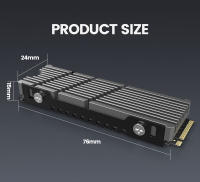 JEYI Cooler II Disipador De Calor Para SSD M.2 NVME Aleación De Magnesio Y Aluminio Radiador Eficiente Con Parche De Silicona Térmica - details 9
