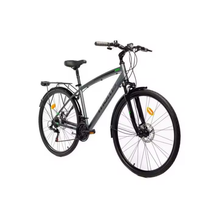 Moma Bikes Bicicleta Trekking / Paseo SHIMANO TREKKING PRO M 28", Aluminio, Shimano 21v, Susp. Delant. (Talla L-XL) - 1