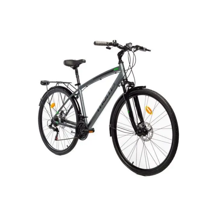 Moma Bikes Bicicleta Trekking / Paseo SHIMANO TREKKING PRO M 28", Aluminio, Shimano 21v, Susp. Delant. (Talla L-XL) - 1
