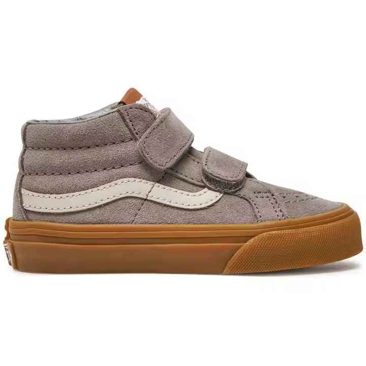 Calzado Marca Vans Modelo Vn000Cz5Gry1 Para Kids Color Gris - 1