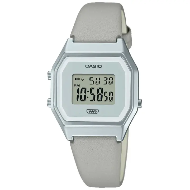 Casio Collection La680wel-8ef Reloj De Pulsera Digital Para Mujer Color Gris - 1