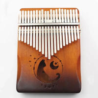 Kalimba De Mano 17-21 Teclas En Veneer De Madera Sólida Instrumento Musical Piano De Dedos Regalo De Navidad Para Amantes De La Música - details 8
