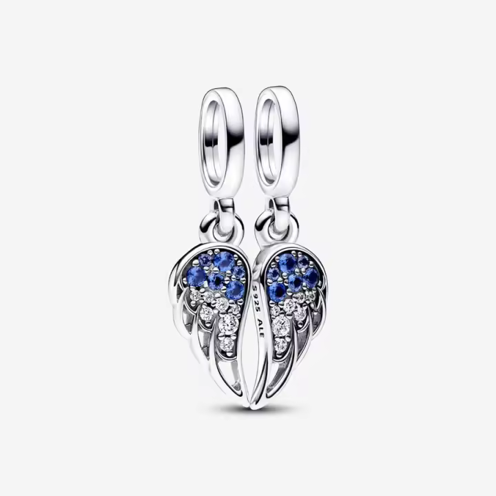 Charm Colgante Alas de Ángel Divisibles Brillantes Pandora 792821C01 - 1
