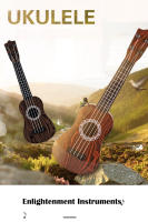 Ukelele De Juguete Guitarra Clásica Instrumento Musical Educativo Para Niños Ajustable Con Cordones Y Palillos 2 Colores - details 0
