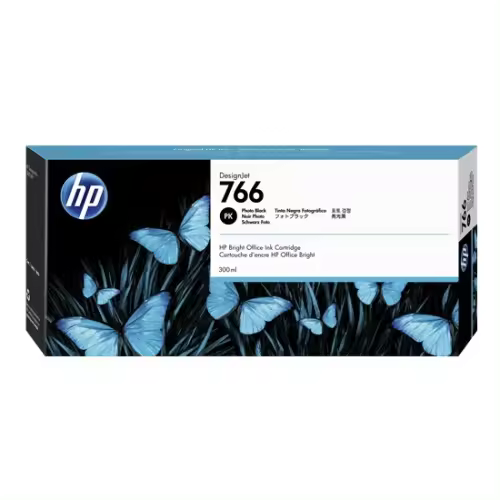 Hp 766 negro photo cartucho de tinta original - p2v94a - 1