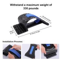 Masajeador De Espalda Y Cuello Ajustable Multível Magnetoterapia Soporte Para Lumbar Y Cervical Alivio De Presión Para El Fitness - details 3