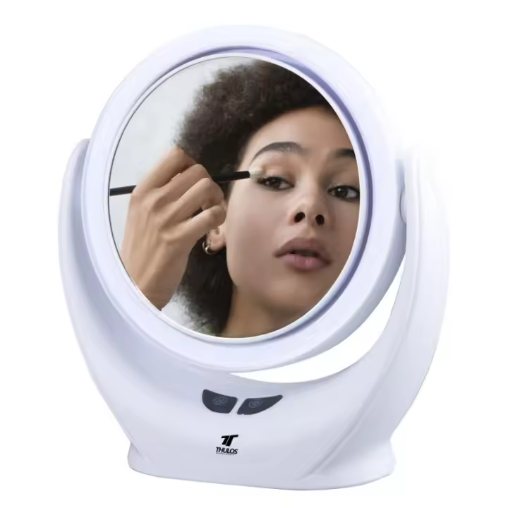 ESPEJO MAQUILLAJE CON LUZ LED Y VENTILADOR - 1