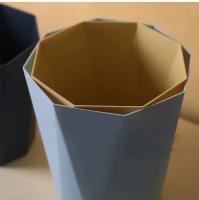 Bandeja De Papel Grande Capacidad Plástica Para Baño Dormitorio Cocina Oficina Recipiente De Basura Doméstico Con Abertura - details 5