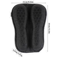 Almohadilla De Silla Para Motocicleta Suave Y Transpirable Con Diseño De Células De Ápice Antideslizante Gel De Memoria Almohadilla De Aire Para Alivio De La Presión Cubierta De TPU PVC - details 0
