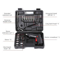 Set De Herramientas Eléctricas Recargables 47PCS 3.6v Para Mantenimiento Doméstico Y Reparación Con Batería De Litio Cordless Destornillador - details 0