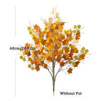Arbol De Maple Artificial De 40-60cm Hojas De Maple Falsas Para Decoración De Halloween Y Festivales De La Cosecha Material De Seda Y Plástico - details 7