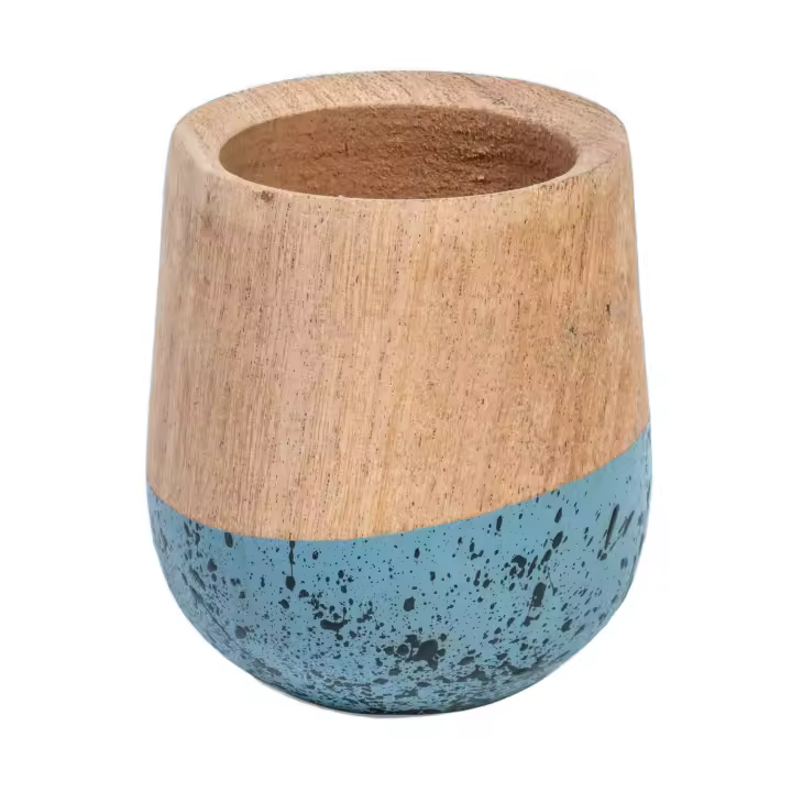Mate Algarrobo Perita Salpicado Pintado Artesanal Argentino Yerba Azucar - 1