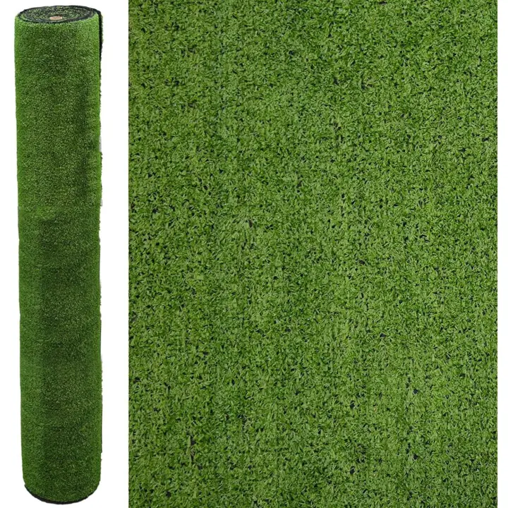 Rollito de Césped Artificial Barato exterior jardín terraza - 10mm [Largo de 5mts - Ancho200 cm] - 1