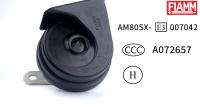 2PCS FIAMM Bocina De Trumpet 12V Automotriz General 410/510Hz Bocina De Coche AM80SX Impermeable Auto Conchilla Bajo Altavoces - details 3