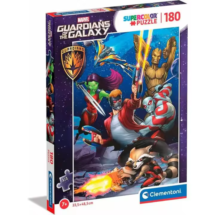 PUZZLE 180 PIEZAS MARVEL GUADIANES DE THE GALAXIA DE CLEMENTONI - 1