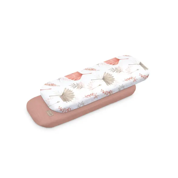 Albero Mío Pack 2 Sábanas Bajeras Capazo Algodón Satinado 80x35 Cm Boho & Love - 1