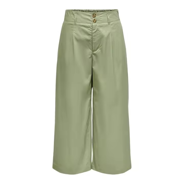 Pantalón Only Zora Culotte Verde Para Mujer - 1