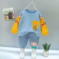 Ropa Infantil Bebé Niñas Primavera Otoño Conjunto De 2 Piezas Camiseta Pantalones Algodón Casual Unisex Talla Pequeña - details 2