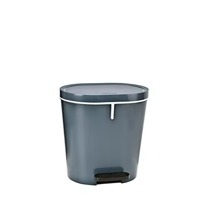 Denox Pedalbin Ovalado 8 Litros con Tapa Pedal y Cubeta Extraíble - 1