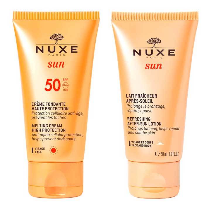 Nuxe Pack Sun Cr Fundente Spf50+Regalo Locion Post 50 Ml